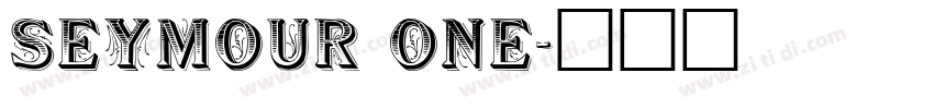 Seymour One字体转换
